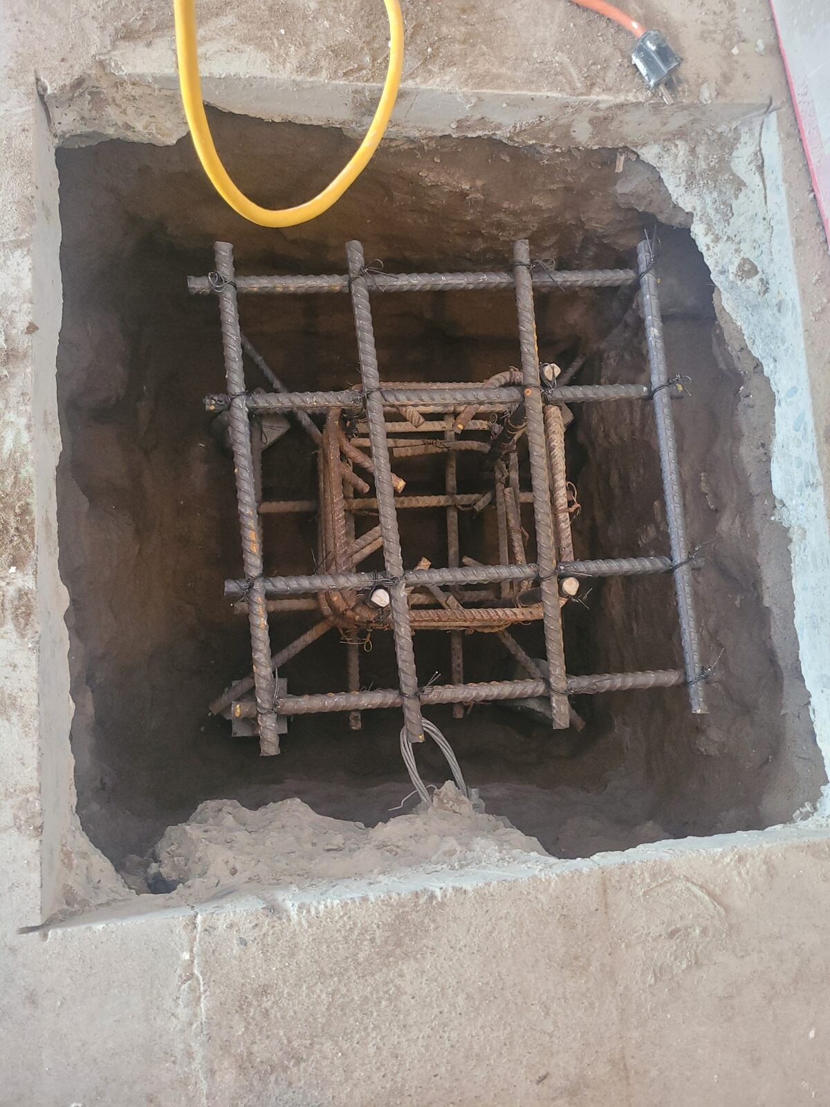 New reinforced foundation pier